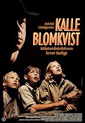 Kalle Blomkvist Mästerdetektiven lever farligt 1996 poster Malte Forsberg Krister Henriksson Ulla Skoog Claes Malmberg Göran Carmback Text: Astrid Lindgren