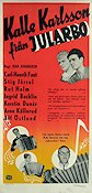 Kalle Karlsson från Jularbo 1952 poster Kalle Jularbo Ingrid Backlin Stig Järrel Instrument
