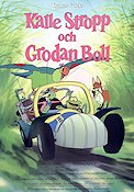 Kalle Stropp och Grodan Boll 1988 poster Thomas Funck Jan Gissberg Animerat