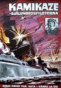 Kamikaze självmordspiloterna 1962 poster Toshiro Mifune Krig Asien