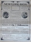 Kampen om de sju millionerna 1917 poster Hitta mer: Silent movie