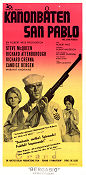 Kanonbåten San Pablo 1966 poster Steve McQueen Robert Wise