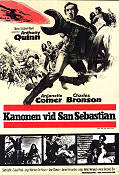 Kanonen vid San Sebastian 1967 poster Anthony Quinn Charles Bronson Henri Verneuil