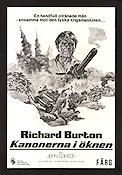 Kanonerna i öknen 1971 poster Richard Burton