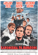 Kanonerna på Navarone 1961 poster Gregory Peck David Niven Anthony Quinn J Lee Thompson Text: Alistair Maclean Hitta mer: Nazi