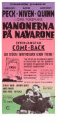 Kanonerna på Navarone 1961 poster Gregory Peck J Lee Thompson