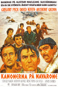 Kanonerna på Navarone 1961 poster Gregory Peck David Niven Anthony Quinn J Lee Thompson Text: Alistair Maclean Hitta mer: Nazi