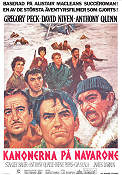 Kanonerna på Navarone 1961 poster Gregory Peck David Niven Anthony Quinn J Lee Thompson Text: Alistair Maclean Hitta mer: Nazi