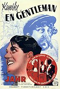 Kanske en gentleman 1935 poster Adolf Jahr Eric Rohman art