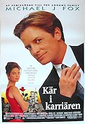 Kär i karriären 1993 poster Michael J Fox Gabrielle Anwar