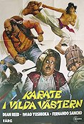 Karate i vilda västern 1973 poster Dean Reed Iwao Yoshioka Kampsport