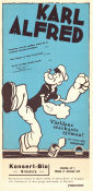 Karl Alfred 1937 poster Jack Mercer Popeye Dave Fleischer Animerat