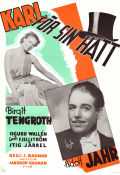 Karl för sin hatt 1940 poster Birgit Tengroth Schamyl Bauman