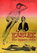 Kärlek för öppen ridå 1962 poster Damer