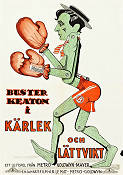 Kärlek och lättvikt 1926 poster Buster Keaton