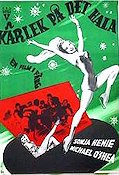 Kärlek på det hala 1946 poster Sonja Henie Michael O´Shea Vintersport