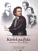 Kärlek på flykt 1978 poster Jean-Pierre Léaud Francois Truffaut