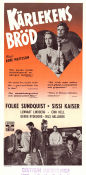 Kärlekens bröd 1953 poster Folke Sundquist Georg Rydeberg Nils Hallberg Sigrid Kaiser Arne Mattsson