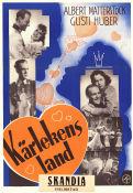 Kärlekens land 1937 poster Albert Matterstock Gusti Huber Valerie von Martens Reinhold Schünzel