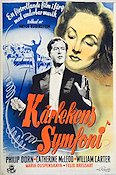 Kärlekens symfoni 1947 poster Philip Dorn Catherine McLeod