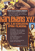 Kärlekens XYZ 1971 poster Inge Hegeler Sten Hegeler Inge och Sten Leif Silbersky Torgny Wickman Dokumentärer
