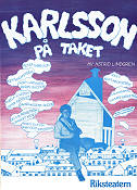 Karlsson på taket Riksteatern 1983 affisch Peter Harrysson