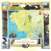Kartan till Tolkiens midgård 2002 affisch Text: JRR Tolkien Hitta mer: Lord of the Rings