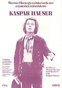 Kaspar Hauser 1974 poster Bruno S Werner Herzog