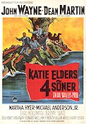 Katie Elders 4 söner 1965 poster John Wayne Dean Martin Henry Hathaway