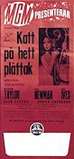 Katt på hett plåttak 1958 poster Elizabeth Taylor Paul Newman Burl Ives