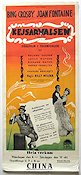 Kejsarvalsen 1948 poster Bing Crosby Joan Fontaine Billy Wilder Dans