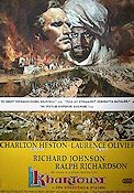 Khartoum 1967 poster Charlton Heston Laurence Olivier Basil Dearden