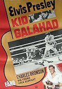 Kid Galahad 1963 poster Elvis Presley Charles Bronson Boxning