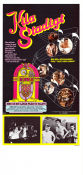Kila stadigt 1979 poster Yftach Katzur Yvonne Miklosh Zachi Noy Boaz Davidson Filmen från: Israel Skola Dans Rock och pop
