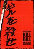 Kill Bill: Vol. 1 2003 poster Uma Thurman David Carradine Lucy Liu Quentin Tarantino Asien Kampsport