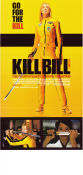 Kill Bill: Vol. 1 2003 poster Uma Thurman David Carradine Lucy Liu Quentin Tarantino Asien Kampsport