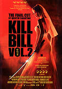Kill Bill: Vol. 2 2004 poster Uma Thurman David Carradine Michael Madsen Quentin Tarantino Kampsport