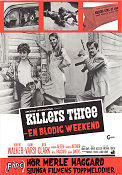 Killers Three 1968 poster Robert Walker Diane Varsi Dick Clark Bruce Kessler Vapen