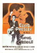 King Creole 1958 poster Elvis Presley Carolyn Jones Walter Matthau Michael Curtiz Rock och pop Musikaler