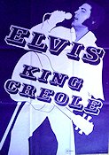 King Creole 1958 poster Elvis Presley Carolyn Jones Walter Matthau Michael Curtiz Rock och pop Musikaler