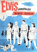 Kissin Cousins 1964 poster Elvis Presley Arthur O´Connell Glenda Farrell Gene Nelson Musikaler