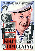 Klart till drabbning 1937 poster Thor Modéen Åke Söderblom Sickan Carlsson