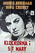 Klockorna i S:t Mary 1946 poster Ingrid Bergman Bing Crosby