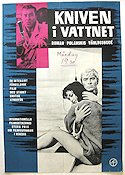 Kniven i vattnet 1962 poster Leon Niemczyk Jolanta Umecka Roman Polanski Filmen från: Poland Skepp och båtar