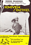 Kniven i vattnet 1962 poster Leon Niemczyk Roman Polanski