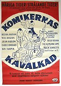 Komikernas kavalkad 1960 poster Helan och Halvan Harry Langdon