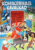 Komikernas kavalkad 1968 poster Laurel and Hardy Helan och Halvan Affischkonstnär: Walter Bjorne Hitta mer: Festival