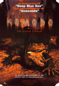 Komodo VHS 1999 video poster Jill Hennessy Michael Lantieri