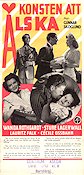 Konsten att älska 1947 poster Sture Lagerwall Wanda Rothgardt Ingegerd Westin Gunnar Skoglund