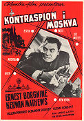Kontraspion i Moskva 1960 poster Ernest Borgnine Kerwin Mathew André De Toth